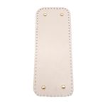 Angel Çanta Aksesuarları Aksesuar Gerçek Deri Bej 30X12 cm Dikdörtgen Light Gold Metalli Tabanı