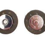 Angel Çanta Aksesuarları Aksesuar Haki Yeşili Suni Derili Mıknatıslı Çıtçıt Gümüş Metalli