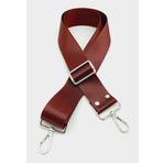 Angel Çanta Aksesuarları Aksesuar Polyester Kolon 120X4 Cm Bordo Gümüş Metalli