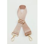 Angel Çanta Aksesuarları Aksesuar Polyester Kolon 120X4 Cm Pudra Light Gold Metalli