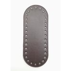 Angel Çanta Aksesuarları Aksesuar Suni Deri Kahverengi 20X8 cm Oval Tabanı