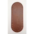 Angel Çanta Aksesuarları Aksesuar Suni Deri Taba Renk 20X8 cm Oval Tabanı