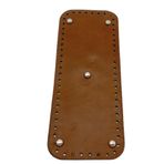Angel Çanta Aksesuarları Aksesuar Suni Deri Taba Renk 30X12 cm Dikdörtgen Tabanı (Gümüş Aparatlı)