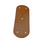 Angel Çanta Aksesuarları Aksesuar Suni Deri Taba Renk 30X12 cm Oval Tabanı (Light Gold Aparatlı)