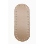 Angel Çanta Aksesuarları Aksesuar Suni Deri Vizon 20X8 cm Oval Tabanı