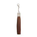 Angel Çanta Aksesuarları Aksesuar Taba Suni Deri Kovanlı Püskül Gümüş Metalli