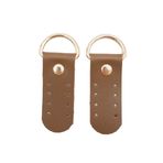 Angel Çanta Aksesuarları Aksesuar Tek Kat Suni Deri Sapucu Böce Vizon Renk Light Gold Metalli