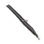 Angel Çanta Aksesuarları Aksesuar Tek Stoplu 45 Cm Fermuar Gümüş Metal Siyah Renk