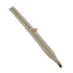 Angel Çanta Aksesuarları Aksesuar Tek Stoplu 45 Cm Fermuar Light Gold Metal Bej