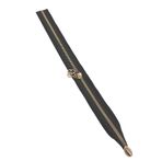 Angel Çanta Aksesuarları Aksesuar Tek Stoplu 45 Cm Fermuar Light Gold Metal Siyah Renk