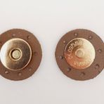 Angel Çanta Aksesuarları Aksesuar Vizon Suni Derili Mıknatıslı Çıtçıt Light Gold Metalli