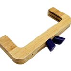 Angel Çanta Aksesuarları Angel Çanta Aksesuar 20 Cm Lacivert Renk Silindir Başlıklı Ahşap Burs