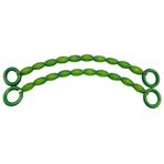 Angel Çanta Aksesuarları Angel Çanta Aksesuar 20 mm Oval Ahşap Boncuklu 40 cm Yeşil Renk Çanta Sapı
