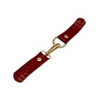 Angel Çanta Aksesuarları Angel Çanta Aksesuar Gerçek Deri Kancalı Böce (Kilit) Croco Taba Renk Light Gold Metalli