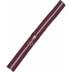 Angel Çanta Akssesuar Başlıklı Fermuar 30 cm Gümüş Metal Bordo - 1