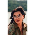 Angel Eyes AE-0039C7 Dikdörtgen Gümüş Çerçeveli Unisex Güneş Gözlüğü