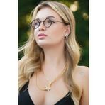 Angel Eyes AE-2164C5 Geometrik Leopar Çerçeveli Unisex Güneş Gözlüğü