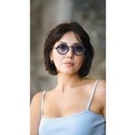 Angel Eyes AE2104C4 Yuvarlak Siyah Çerçeceli Unisex Güneş Gözlüğü