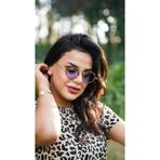 Angel Eyes AE2104C7 Yuvarlak Mor Çerçeceli Unisex Güneş Gözlüğü