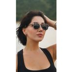 Angel Eyes AE2105C3 Siyah Dikdörtgen Kamuflaj Çerçeveli Unisex Güneş Gözlüğü