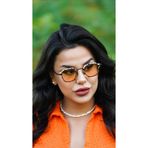 Angel Eyes AE2105C5 Dikdörtgen Turuncu Çerçeveli Unisex Güneş Gözlüğü