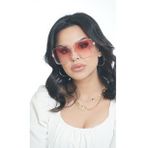 Angel Eyes AEU-1932C6 Dikdörtgen Şeffaf Çerçeveli Unisex Güneş Gözlüğü