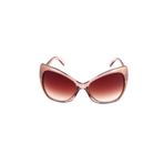 Angel Eyes Kadın Güneş Gözlüğü Cat Eyes Tasarım Rose Çerçeve Kahverengi Cam