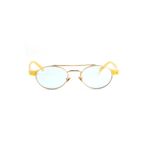 Angel Eyes Oval Çerçever Gold Detaylı Mavi Cam Kadın&Erkek Güneş Gözlüğü Db1042/s
