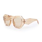 Angel Eyes PR-8802C4 Dikdörtgen şeffaf Çerçeveli Unisex Güneş Gözlüğü