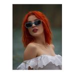 Angel Eyes Turkuaz Çerçeve Füme Cam Metal Gold Saplı Dikdörtgen Kadın Güneş Gözlüğü