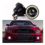 Angel Far 76 Mm Beyaz Mavi Mercekli Buz Mavi Angel Led Halkalı Sis Led 2 Adet