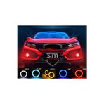 Angel Sis Farı Universal 76mm Mercekli (2 Adet) Turuncu