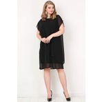 Angelino Butik Büyük Beden Şifon Abiye Elbise KL89001