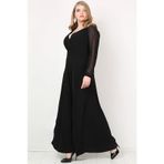 Angelino Butik KL59S Bordo Abiye Kadın Elbise