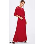 Angelino Butik KL792 Kırmızı Abiye Kadın Elbise