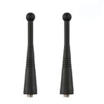 AngelReally UHF 806-941MHz Motorola GTX XTS 2500 3000 3500 5000 HT1000 HT2000 vb. için küt anten İki Yönlü Telsiz Walkie Talkie Anteni (2'li paket)