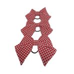 Angels' Collection Büyük Boy Lastikli Kırmızı Pitikare Fiyonk Toka 5'li KIRMIZI Tek Ebat
