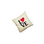 Angels' Collection Love Punch İşlemeli Kırlent Kılıfı 4'lü KREM 40 x 40