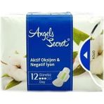 Angels Secret - Gündüz Pedi Aktif Oksijen ve Negatif Iyonlu Hijyenik Kadın Pedi
