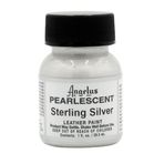 Angelus 1 oz Deri Boya, 1 Fl Oz (1 Paket) Som Gümüş