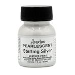 Angelus 1 oz Deri Boya, 1 Fl Oz (1 Paket) Som Gümüş