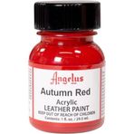 Angelus Akrilik Deri Boya, 1 Fl Oz (1'li Paket) Sonbahar Kırmızısı