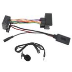 ANGGREK Kablosu Adaptörü, RCD310 RCD510 RNS310 RNS315 RNS510 Için Handsfree Mikrofonlu Araba 5.0 AUX Adaptörü