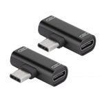 ANGGREK Usb C Splitter, 2 Adet Typec DönüştürüCü Splitter Çift 2'si 1 Arada Kulaklık Usb Ses Şarj Adaptörü (Siyah)
