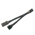 Angitu Corsair RGB Fan Hub için 10CM 3Pin 4Pin Splitter Adaptör Kablosu Corsair Aydınlatma Düğümü Pro Commander Pro Core Standart ARGB 3-Pin 5V (4P Dişi - 4P Erkek+RGB)