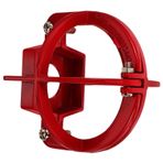 Angoily Yangın Sprinkler Sistemi Için Kafes Hortum Ucu Püskürtücü Bahçe Fıskiyesi Ateş Için Yangın Yağmurlama Koruması Kapı Hortum Boru Spreyi Maskeler Kafesler Alüminyum Alaşım Kırmızı