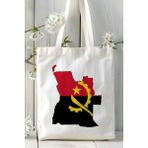 Angola Bayrak Baskılı Omuz Çanta Model