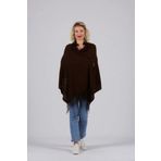 Angora 60x180 Koyu Kahve Ponponlu Şal