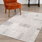Angora Aqua C008B 120x180 cm Gri Halı C008B-L.GREY-GREY