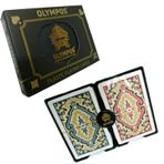 Angora Olympos Plastik Oyun Kağıdı İskambil Kağıdı Çift Deste